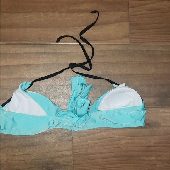 rosegal turquoise bikini swimwear top 1x - Picture 3 of 5